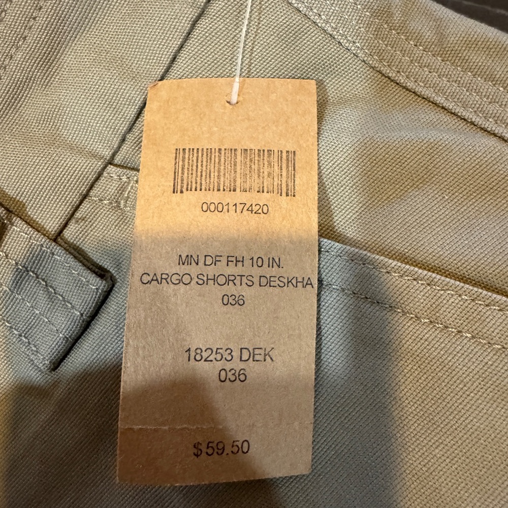 Duluth Trading Co Tan Cargo Shorts - Picture 5 of 7